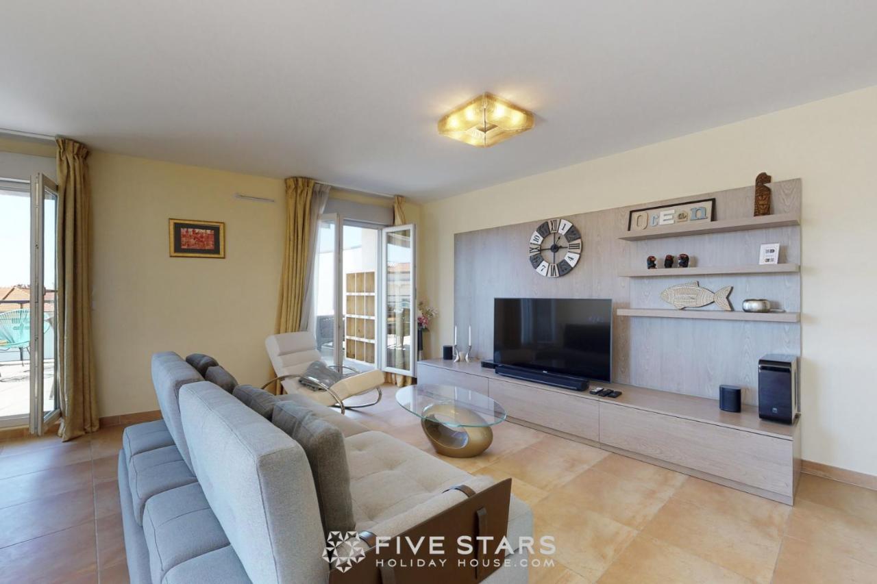 Luxury Beach Five Stars Holiday House Ницца Экстерьер фото